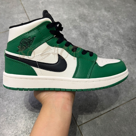 NIKE AIR JORDAN 1 MID 'PINE' GREEN