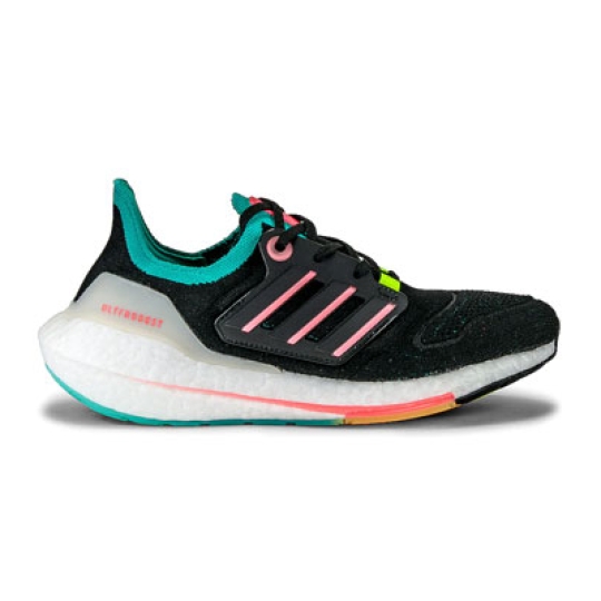ADIDAS ULTRA BOOST 22 CORE BLACK/TURBO & MINT RUSH