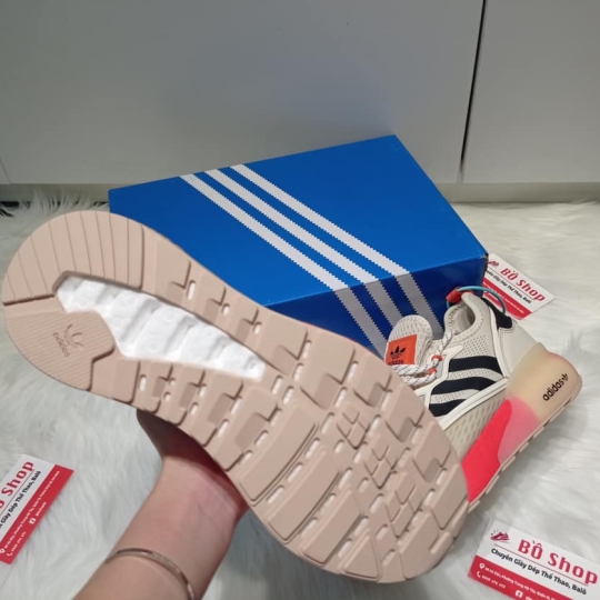 ADIDAS ZX 2K BOOST CREAM BLACK ORANGE