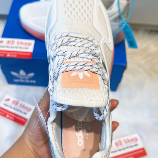 ADIDAS ZX 2K BOOST CREAM WHITE ORANGE