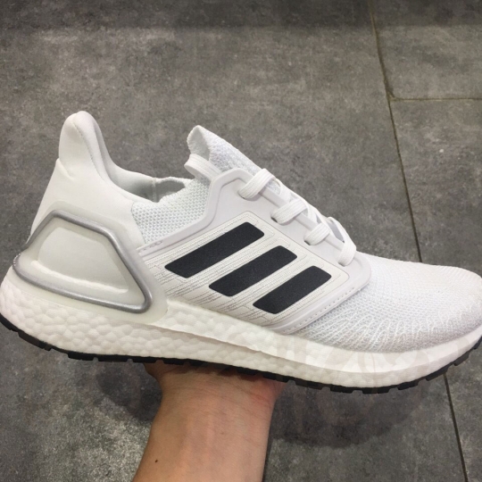 ADIDAS ULTRA BOOST 20 WHITE STRIPES BLACK
