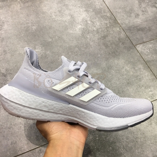 ADIDAS ULTRA BOOST 21 HALO SILVER / GREY TWO