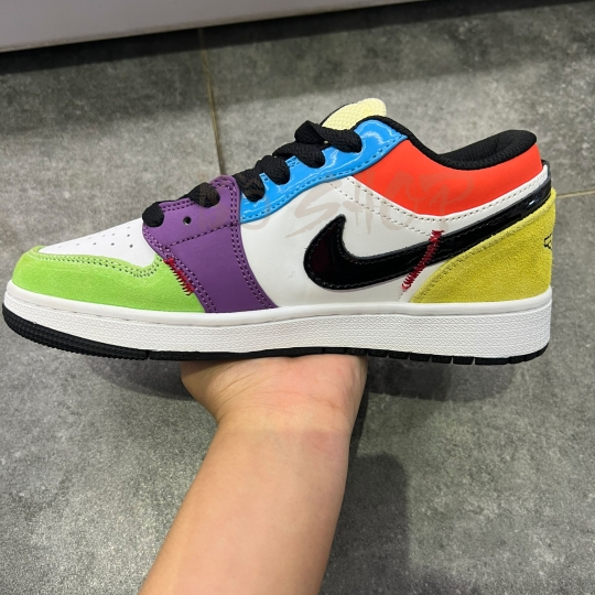 NIKE AIR JORDAN 1 LOW MULTICOLOR