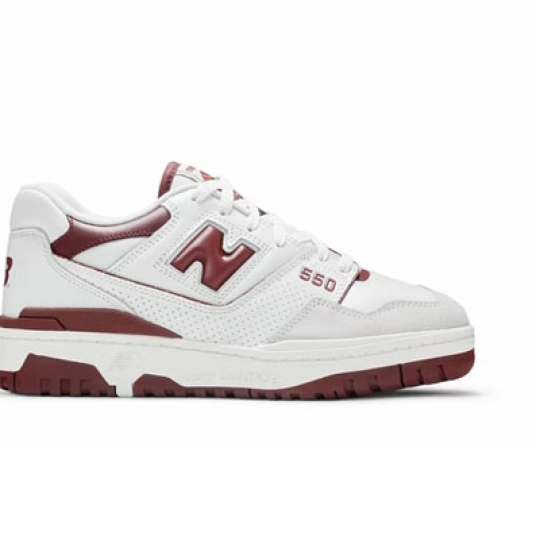 NEW BALANCE 550 BURGUNDY CYAN