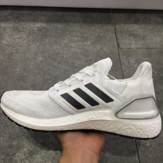 ADIDAS ULTRA BOOST 20 WHITE STRIPES BLACK