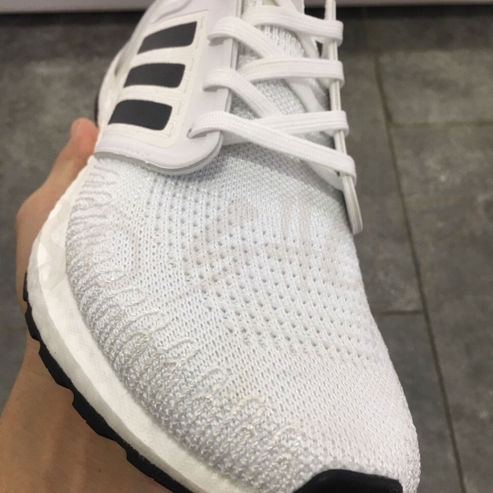 ADIDAS ULTRA BOOST 20 WHITE STRIPES BLACK