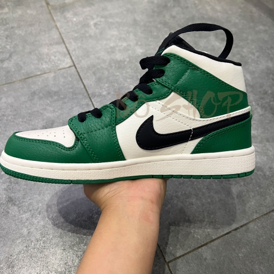 NIKE AIR JORDAN 1 MID 'PINE' GREEN