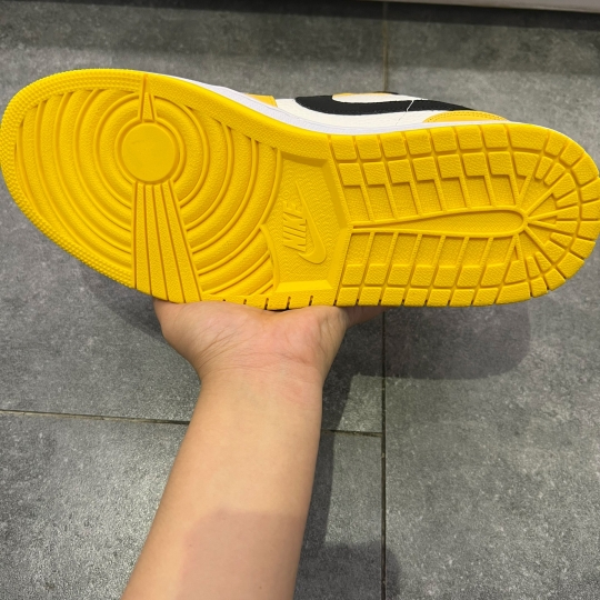 NIKE AIR JORDAN 1 LOW 'LAKERS' YELLOW WHITE BLACK PURPLE