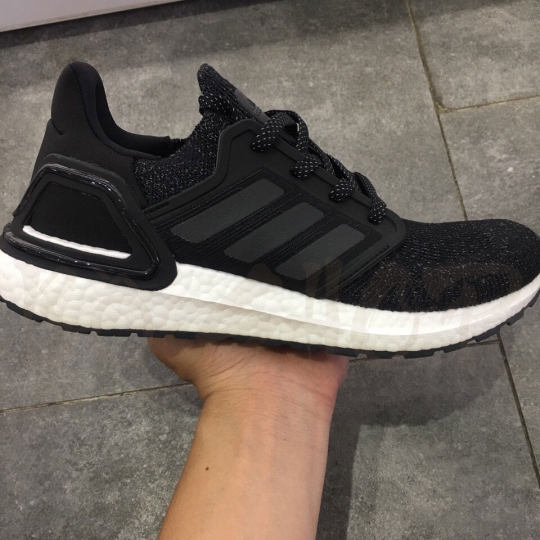 ADIDAS ULTRA BOOST 20 CONSOTIUM BLACK WHITE REFLECTIVE