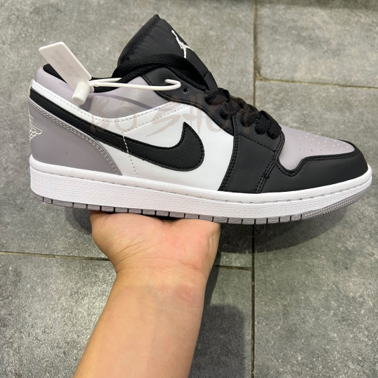 NIKE AIR JORDAN 1 LOW 'ATMOSPHERE' GREY BLACK