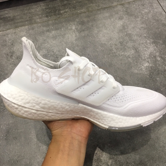 ADIDAS ULTRA BOOST 21 ALL WHITE / TRIPLE WHITE
