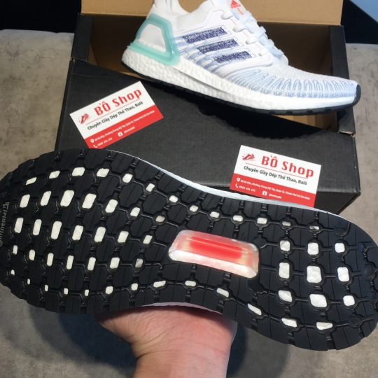 ADIDAS ULTRA BOOST 20 CLOUD WHITE / EASY BLUE