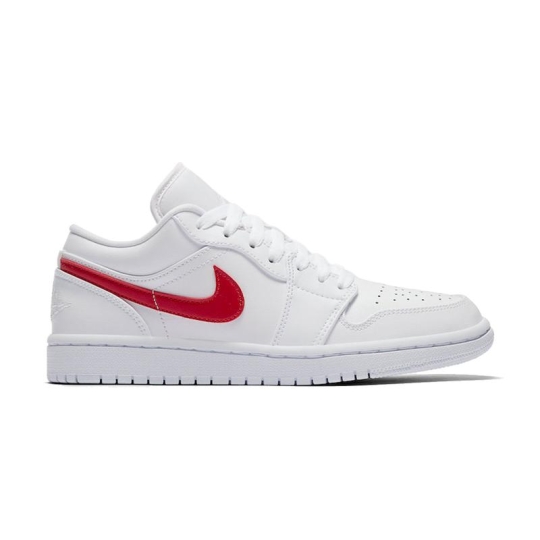 NIKE AIR JORDAN 1 LOW 'WHITE UNIVERSITY RED'