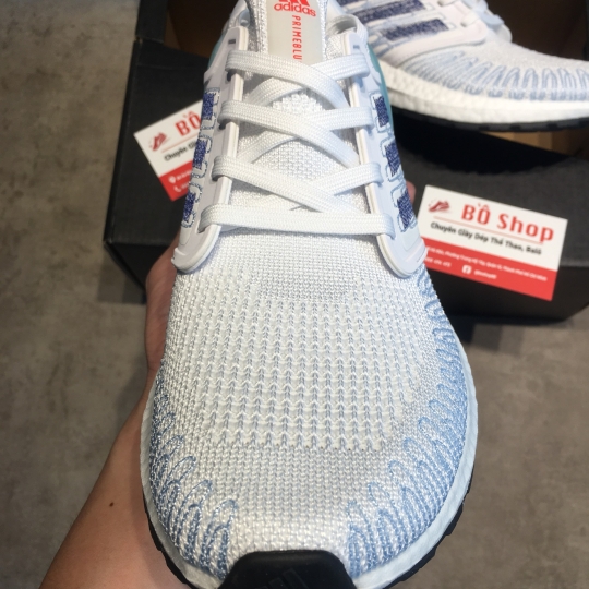 ADIDAS ULTRA BOOST 20 CLOUD WHITE / EASY BLUE