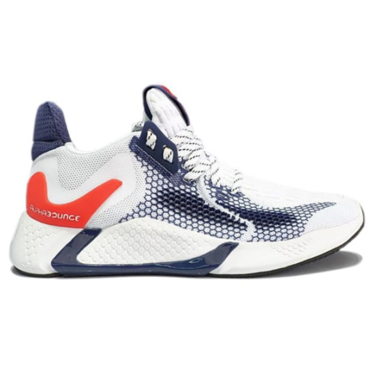 ADIDAS ALPHABOUNCE INSTINCT M WHITE RED BLUE 1:1