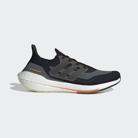 ADIDAS ULTRA BOOST 21 CORE BLACK / SCREAMING ORANGE