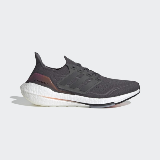ADIDAS ULTRA BOOST 21 GREY FIVE / SCREAMING ORANGE