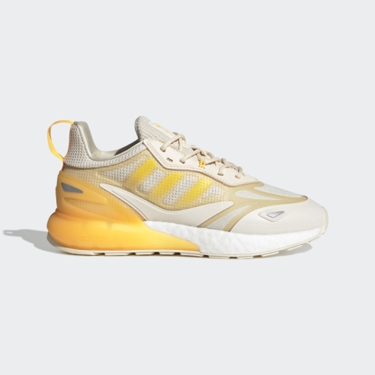 ADIDAS ZX 2K BOOST WHITE SOLAR GOLD