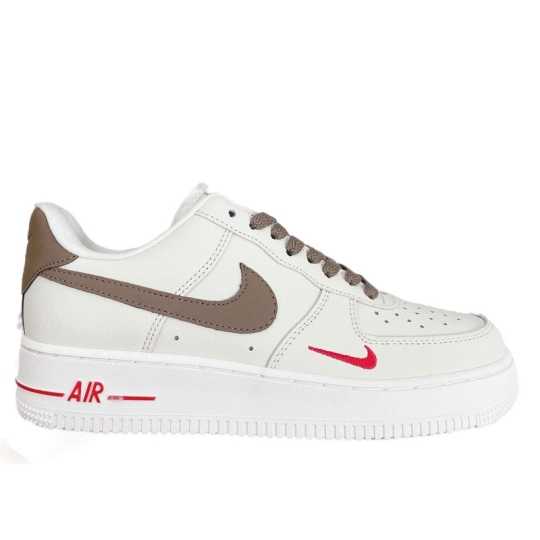 NIKE AIR FORCE 1 LOW WHITE BROWN