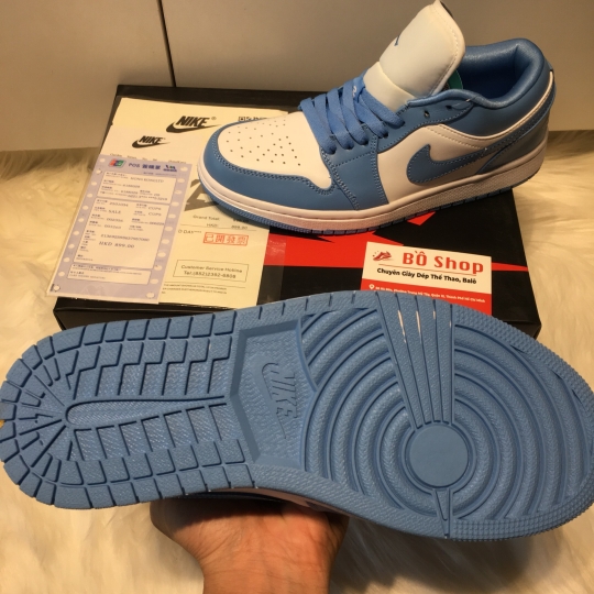 NIKE AIR JORDAN 1 LOW 'UNC' BLUE