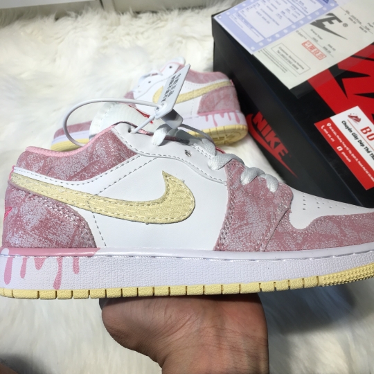 NIKE AIR JORDAN 1 GS 'PAINT DRIP'