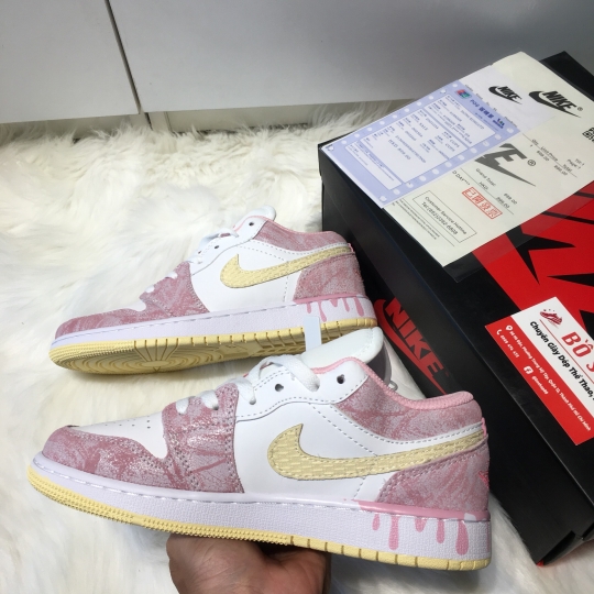 NIKE AIR JORDAN 1 GS 'PAINT DRIP'