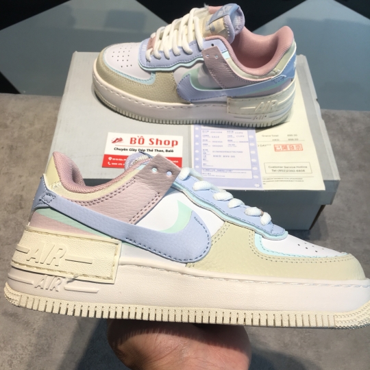 NIKE AIR FORCE 1 SHADOW MACAROON CANDY