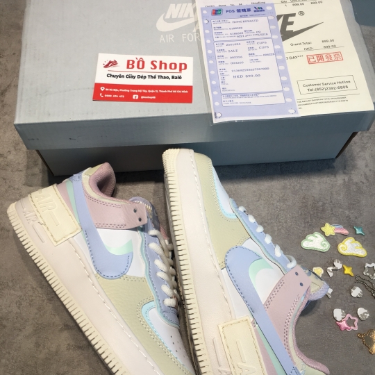 NIKE AIR FORCE 1 SHADOW MACAROON CANDY