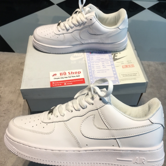 NIKE AIR FORCE 1 TRẮNG FULL NAM, NỮ