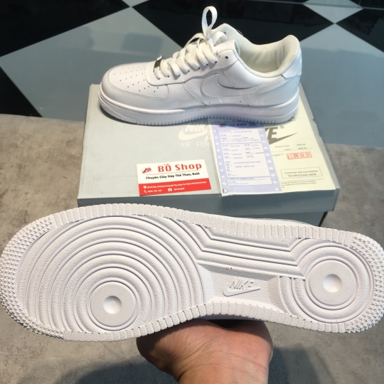 NIKE AIR FORCE 1 TRẮNG FULL NAM, NỮ