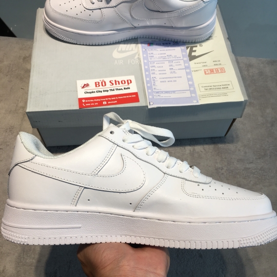 NIKE AIR FORCE 1 TRẮNG FULL NAM, NỮ