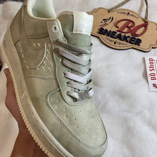 NIKE AIR FORCE 1 LOW 'NAI-KE OLIVE CANVAS'