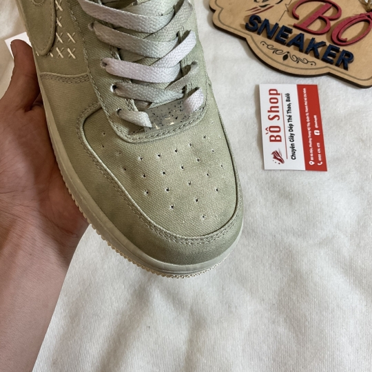 NIKE AIR FORCE 1 LOW 'NAI-KE OLIVE CANVAS'