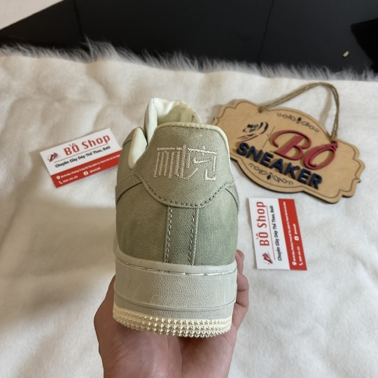 NIKE AIR FORCE 1 LOW 'NAI-KE OLIVE CANVAS'