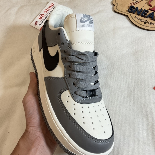 NIKE AIR FORCE 1 LOW 'GREY SAIL BLACK'