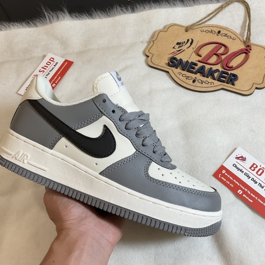 NIKE AIR FORCE 1 LOW 'GREY SAIL BLACK'