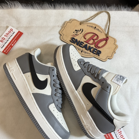 NIKE AIR FORCE 1 LOW 'GREY SAIL BLACK'