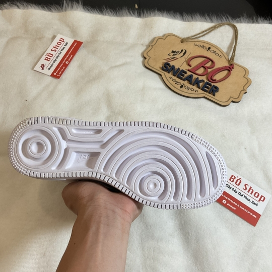 NIKE AIR FORCE 1 LOW SHADOW TRIPLE WHITE NAM NỮ