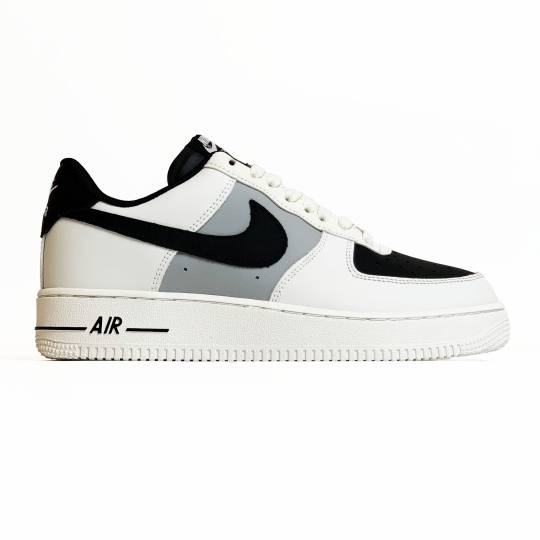 NIKE AIR FORCE 1 UPSTEP BLACK WHITE CASUAL SPORT