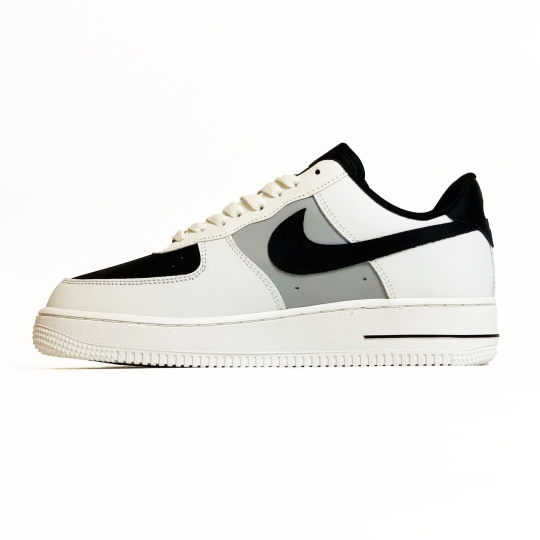 NIKE AIR FORCE 1 UPSTEP BLACK WHITE CASUAL SPORT