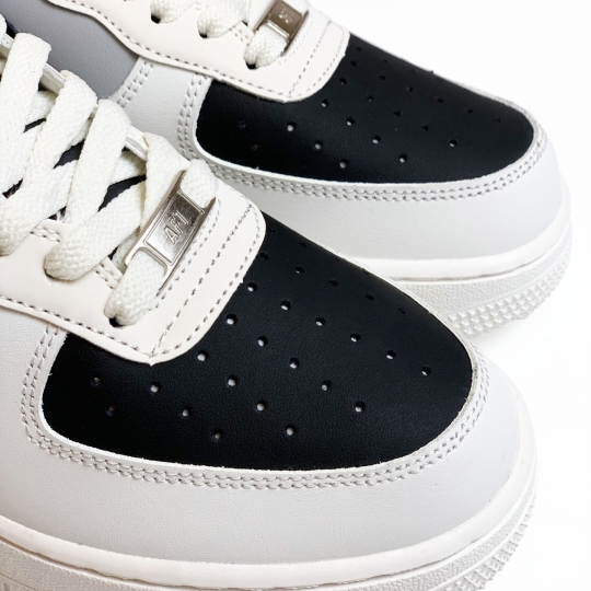 NIKE AIR FORCE 1 UPSTEP BLACK WHITE CASUAL SPORT
