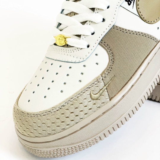 NIKE AIR FORCE 1 LOW 07 LX TAN BLING