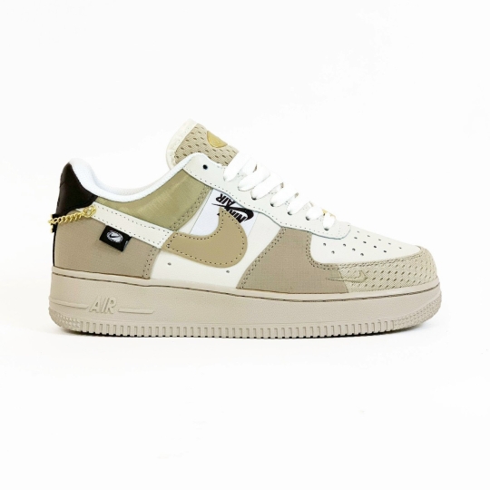 NIKE AIR FORCE 1 LOW 07 LX TAN BLING